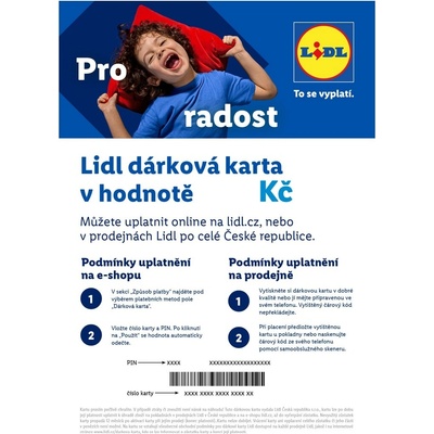 Dárková karta 500 Kč