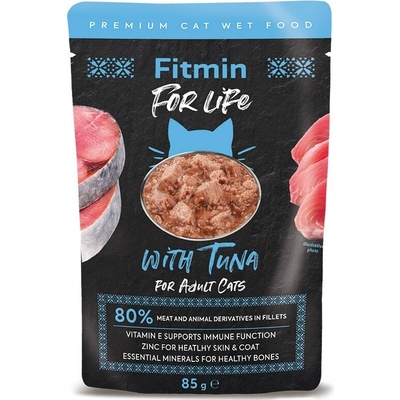 Dibaq Fitmin cat For Life pouch adult tuna 85 g