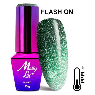 Gél lak Molly Lac Thermo Flashing Lights Rumour 695 10 g