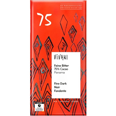 Vivani horká čokoláda 75% Panama BIO 80 g