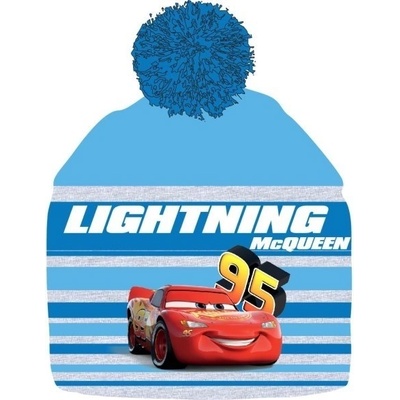 chlapecká zimní čepice DISNEY CARS modrá