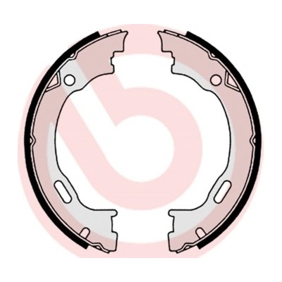 BREMBO Sada brzd. čeľustí parkov. brzdy S50516