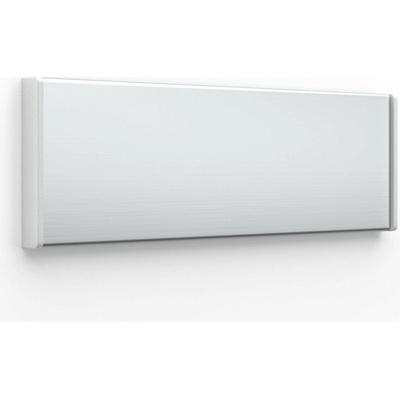 Accept Dveřní tabulka ACS stříbrná se šedými bočnicemi (nezásuvný systém, 187 × 62 mm) (stříbrná tab
