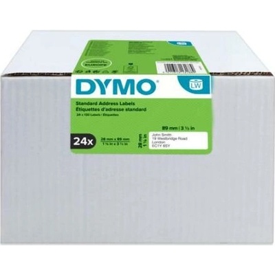 Dymo LW 89x28 mm adresné biele 3120 ks S0722360