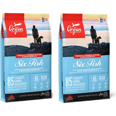 Orijen 6 Fish Dog 2 x 11,4 kg