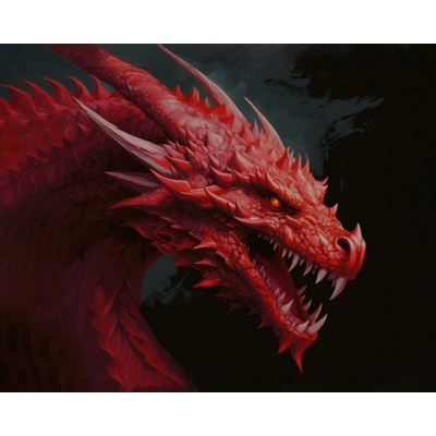 ZUTY Obrazy na stenu - Dračia zúrivosť Rámovanie: vypnuté plátno na rám, Rozmer: 40x50 cm