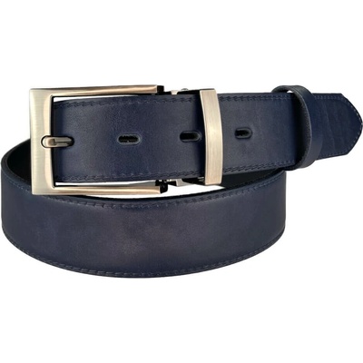 Penny Belts pánský kožený opasek 35-020-3-56 modrý