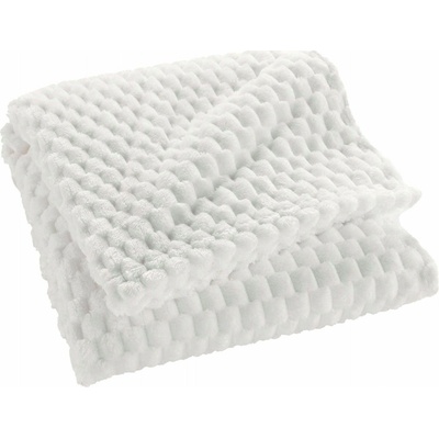 Douceur d`Interieur Flanelový přehoz na postel 125 x 150 cm, interiérový design, FROSTY