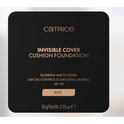 Catrice Invisible Cover Cushion Foundation matující make-up SPF30 C042C 10 g