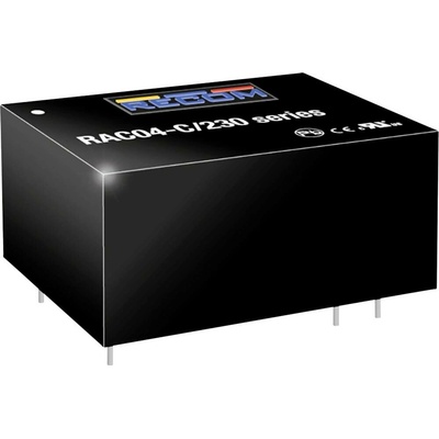 RECOM RAC04-05DC/230 sieťový zdroj AC/DC do DPS 4 W