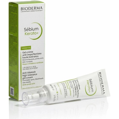 Bioderma Sébium Kerato+ Anti-Blemish High Tolerance Gel Cream 30 ml – Hledejceny.cz
