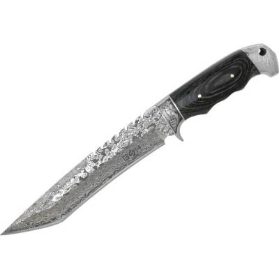 Bullshop BSH Adventure N-227A Clip Point Sawback, 30,5 cm + puzdro