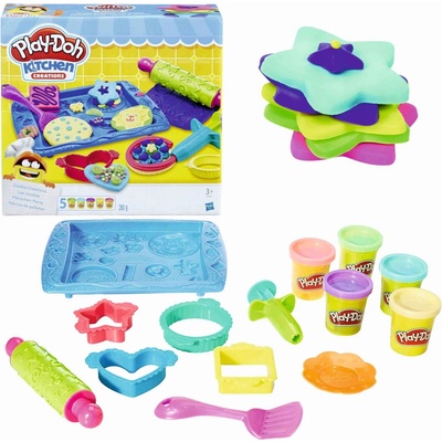 Hasbro Play-Doh Kitchen Creations SADA Sušenky 5 Kelímků 280g Věk 3+