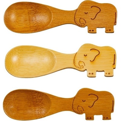 Sass & Belle Set bambusových lžiček slon 3 ks