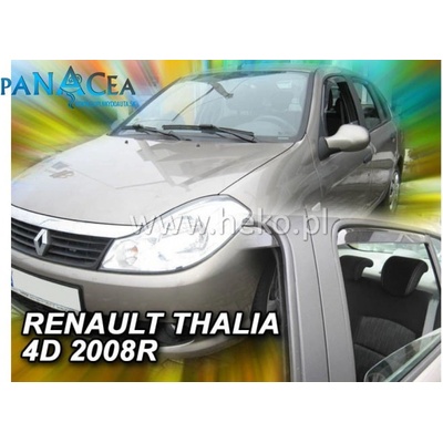Deflektory Heko Renault Thalia 10/2008 predné + zadné