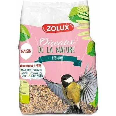Zolux Bezslupkové krmivo pro ptáky Premium 2,5 kg