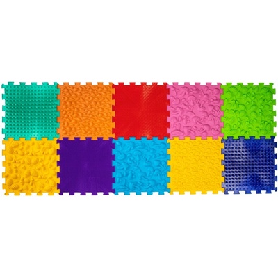 Ortek Masážní ortopedická podložka "Puzzle Mix" 10 modulů
