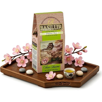 Basilur SPRING zelený čaj papír 100 g