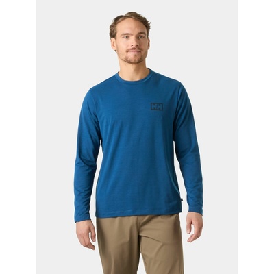 Helly Hansen Skog Graphic LS Tee dark blue