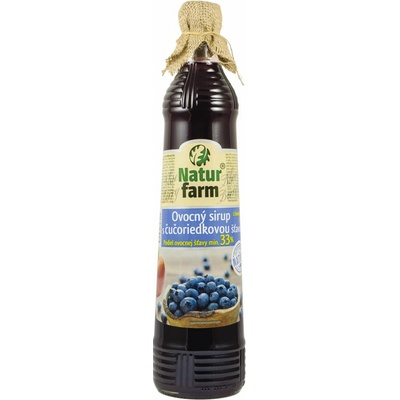 Natur farm Ovocný sirup s borůvkovou šťávou 0,7 l
