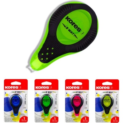 Kores Korekční strojek 2 Way Neon 4,2 mm x 8 m – Hledejceny.cz