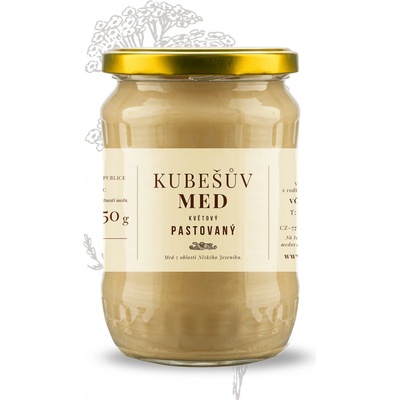 Kubešův Med květový pastovaný šlehaný 750 g