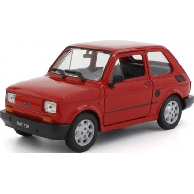 Welly Fiat 126 Červený tmavý 1:21