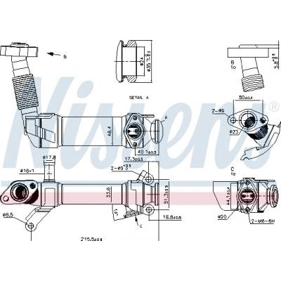 NISSENS Chladič pre recirkuláciu plynov 989281