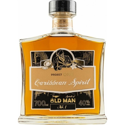 Old Man Project One & Caribbean Spirit blended rum 40% 0,7 l (holá láhev)