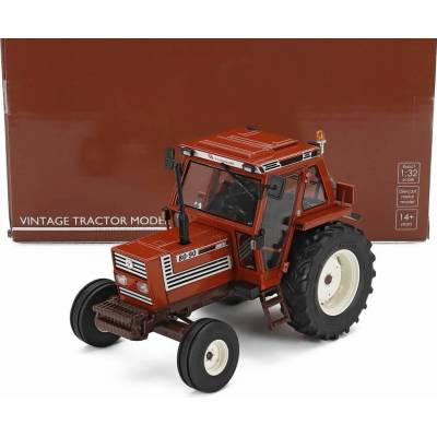 ROS MODEL FIAT 80-90 TRACTOR SUPERCONFORT CAB 2WD 1997 BROWN 1:32