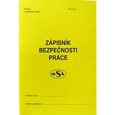 PaM 215 Zápisník bezpečnosti práce A6 – Hledejceny.cz