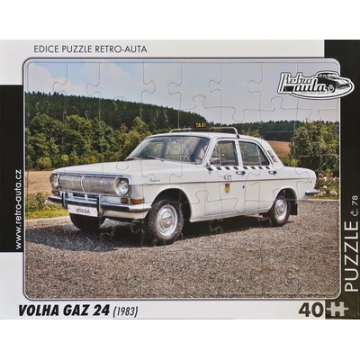 RETRO-AUTA č.78 Volga GAZ 24 (1983) 40 dielov