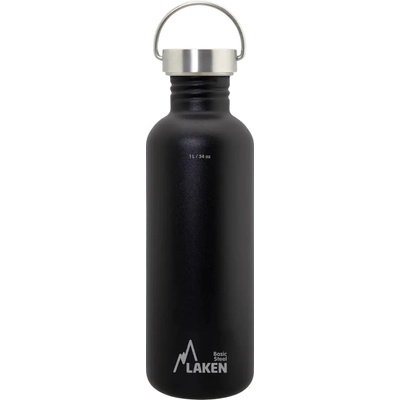 Laken Láhev ocel Basic Vintage 1000 ml černá