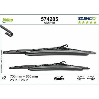 Valeo Silencio Conventional set 700+650 mm VA 574285