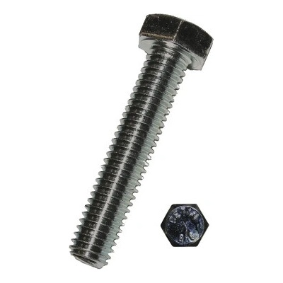 Šesťhranná skrutka 1/4"x1/2" závit (podobné DIN 933) galvanicky pozinkovaný 1 ks