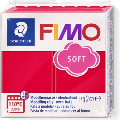 Fimo Staedtler Soft červená 56 g