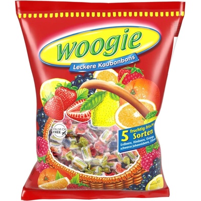 Woogie Žvýkací bonbony v 5 ovocných variantách 500 g