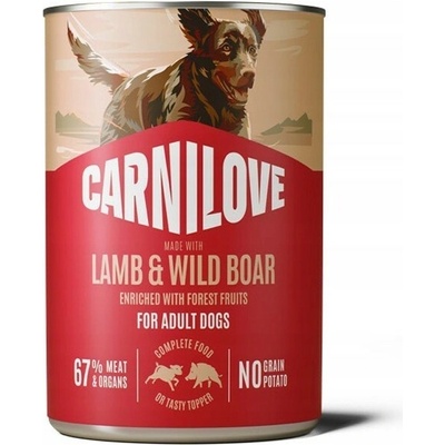 Carnilove jahňacie mäso s divinou 400 g