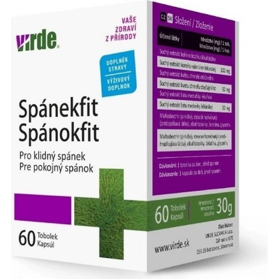 Virde Spanekfit 60 tobolek – Hledejceny.cz