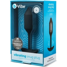 Análny kolík Vibrating Snug Plug 2 Black b-Vibe