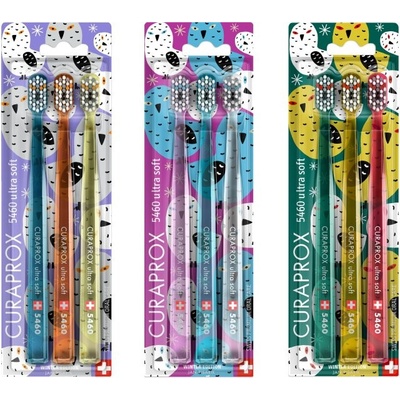 Curaprox CS 5460 Winter Sněžné Sovy Ultra soft 3 ks