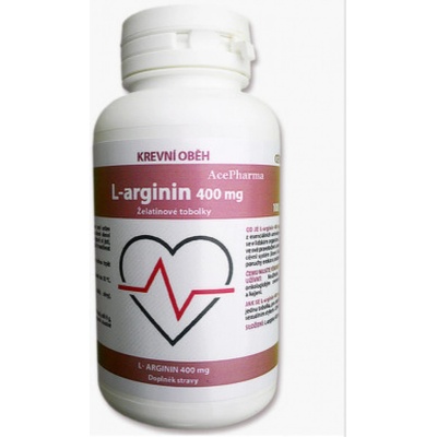 AcePharma L-arginin 100 kapslí 400 mg