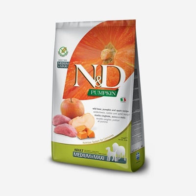 N&D Grain Free Pumpkin Adult Medium & Maxi boar & apple 2,5 kg