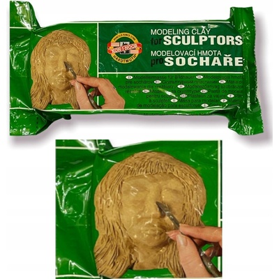 KOH-I-NOOR modelovací hmota pro sochaře okrová 550 g.