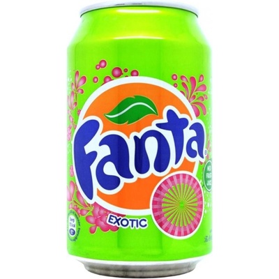 Fanta exotic plech 330 ml