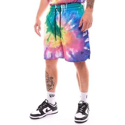 New Era kraťasy Tie Dye shorts Multicolor Black