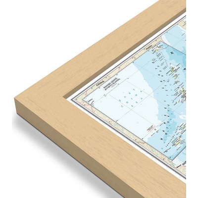 National Geographic Japonsko - nástěnná mapa Classic 63 x 73 cm Varianta: mapa v dřevěném rámu, Provedení: Pegi přírodní
