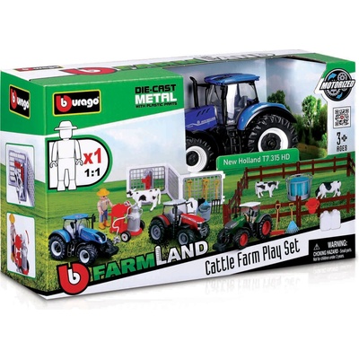 Bburago Farmland Set Farma s traktorem assort