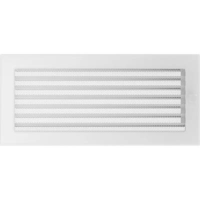 Kratki Mriežka 170 x 370 mm biela s klapkou