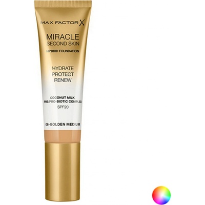 Max Factor Miracle Second Skin Hybrid Foundation make-up 02 Fair Light 30 ml